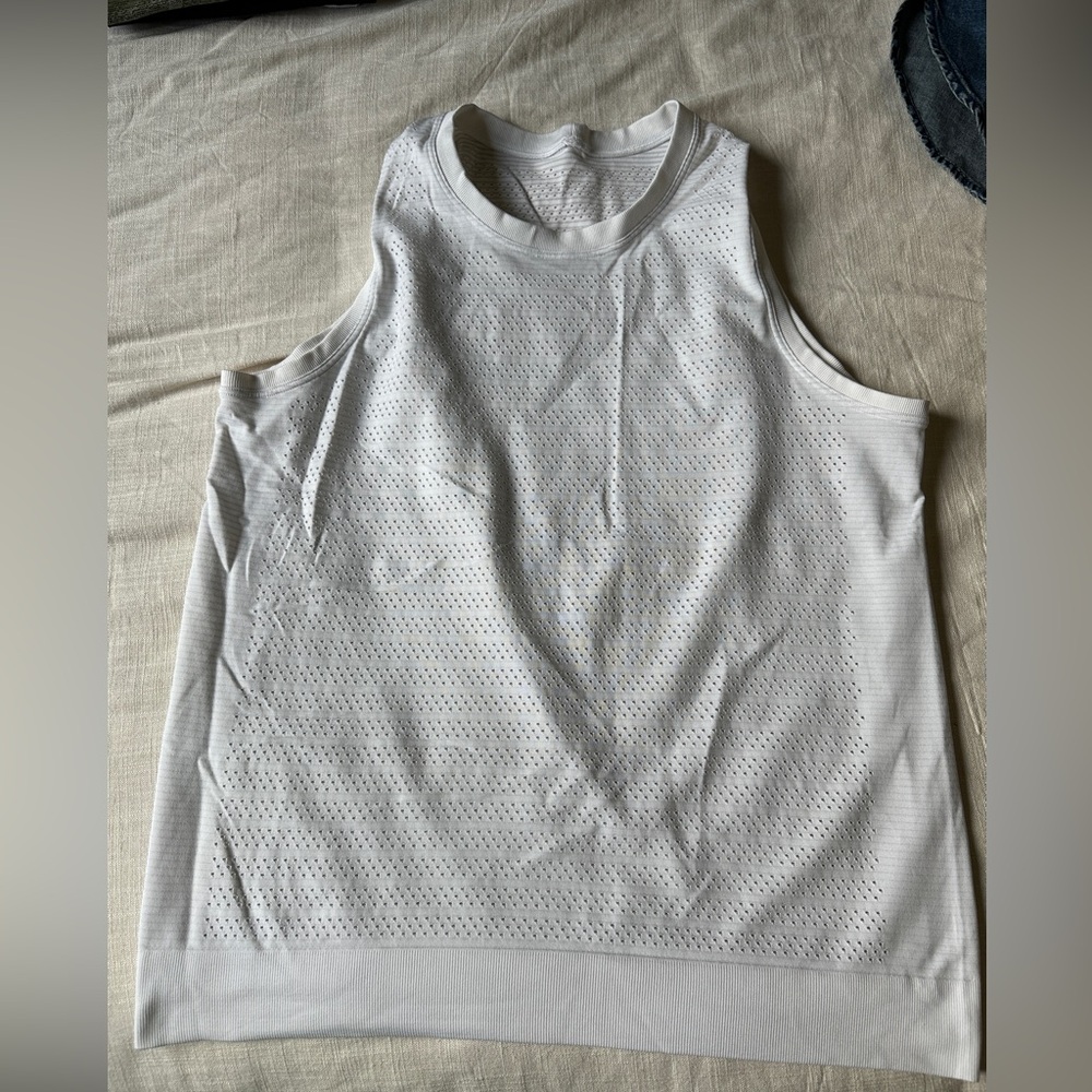Muscle Tank | Lululemon Athletica | White | 10